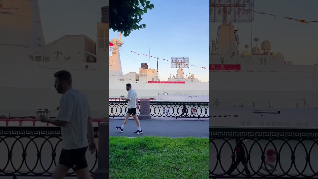 Chinese navy 052D destroyer visits Russia