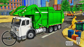City Cleaner Garbage Truck Driving Games - Android Gameplay