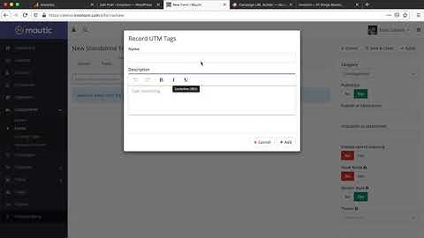 How to Capture UTM Parameters with Mautic Forms