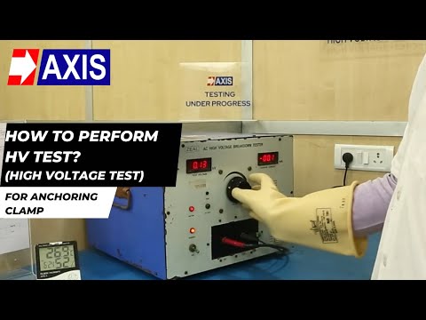 How to Perform HV Test (High Voltage Test) for Anchoring