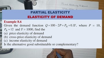 Partial Elasticity of Demand