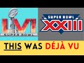 Super Bowl LVI AND Super Bowl XXIII WERE IDENTICAL