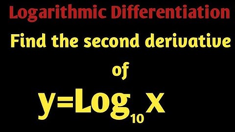 LogarithmicDifferentiation| Higher Logarithmic Differentiation| part 3
