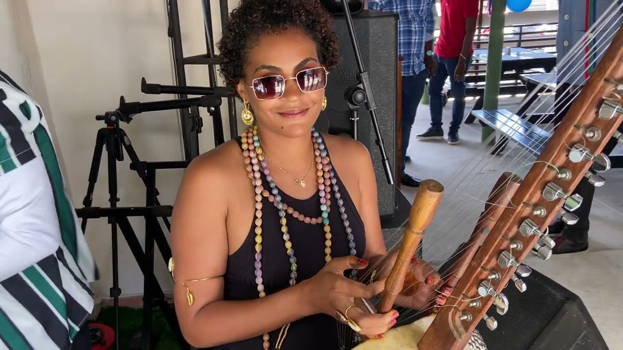 ✨ Live Kora Performance at New Haitian Spot in Dakar – “Dalia Part 2” | Jazelle & the Kora 🎶🌴