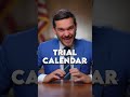 Trial Calendars for Lawyers & Courts 📅