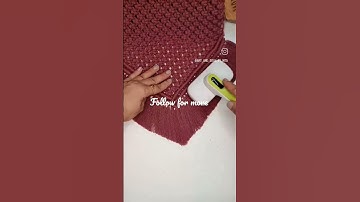 macrame bag making/process #shorts #ytshorts #youtubeshort #macramebag #macraggeproject #macrame