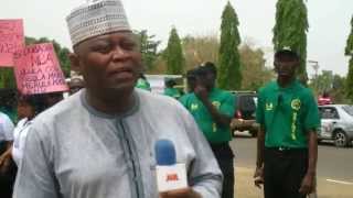 NTA Reporter at the April 2015 Genera Election Peace Awareness Rally