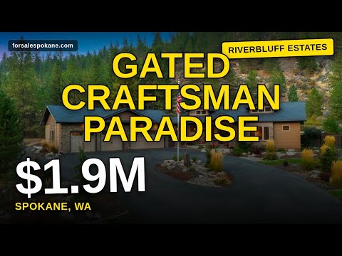13606 N Riverbluff Ln, Spokane, WA home video tour