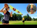 FOOTBALL TRICK SHOT H.O.R.S.E. vs JENNA BANDY!