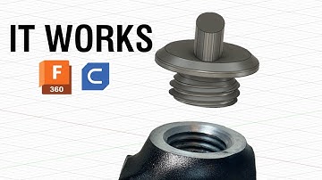 3D Print Threads with Fusion 360 and Cura