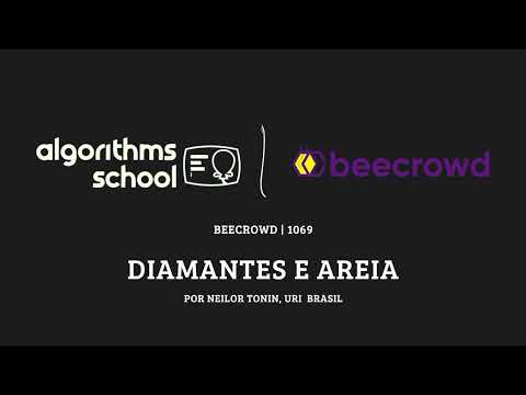 Diamonds and Sand - 1069 (beecrowd) [Algorithms School]