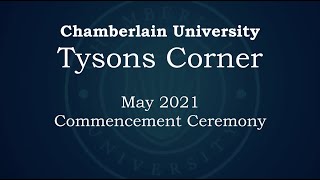 Tysons Corner Campus Virtual Commencement: May 2021 Graduates