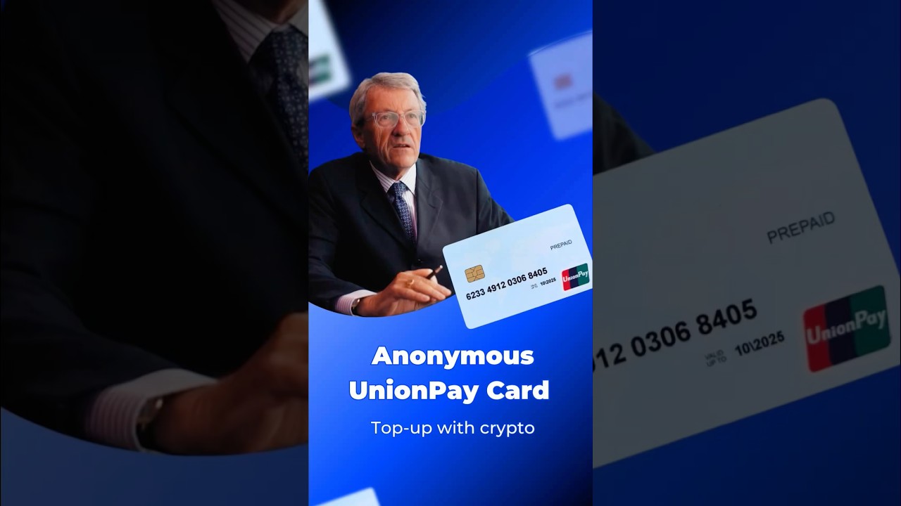 💳UnionPay USD Anonymous Debit Card – Privacy, Crypto & Global Freedom# unionpay #crypto #cryptocard - YouTube