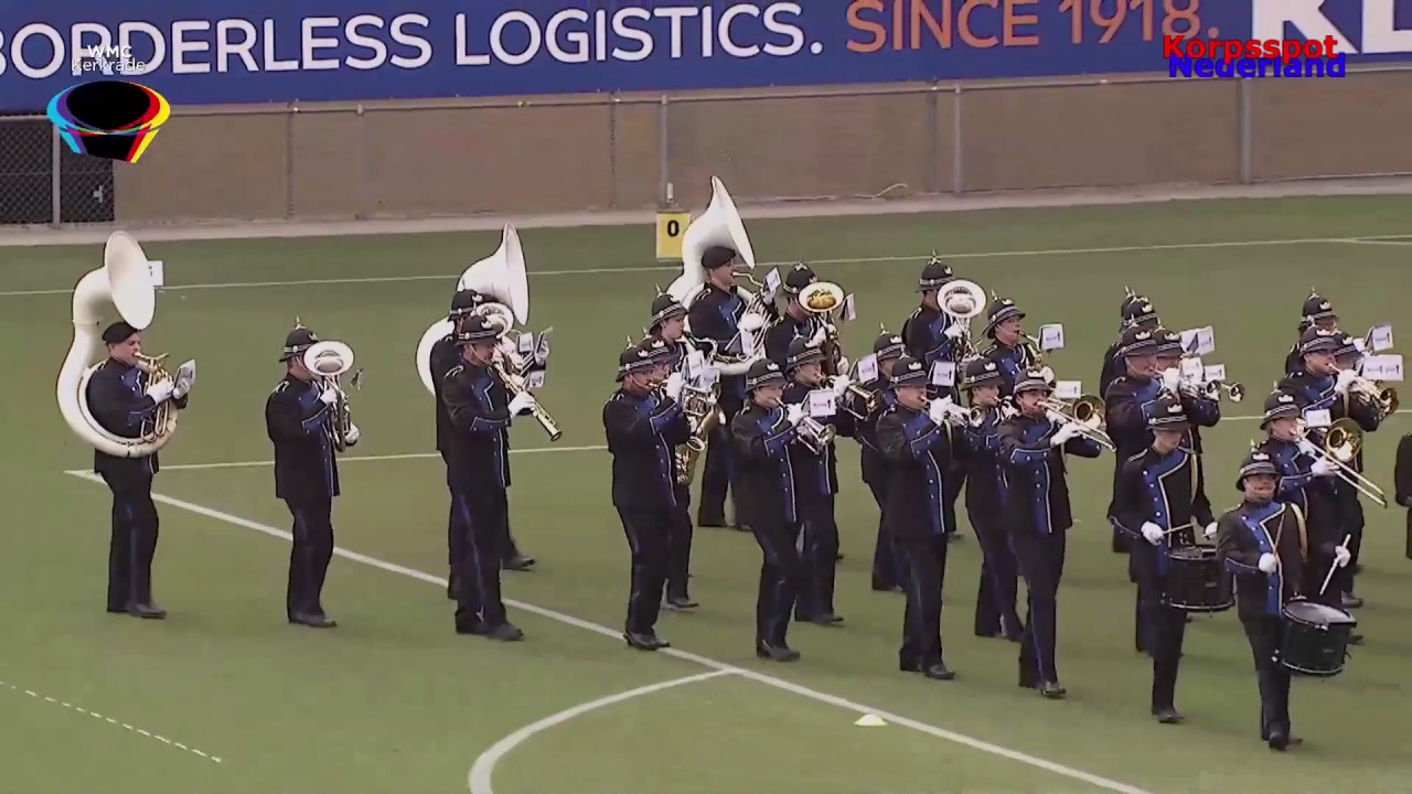 Drumfanfare Michaël tijdens WMC Kerkrade 2017