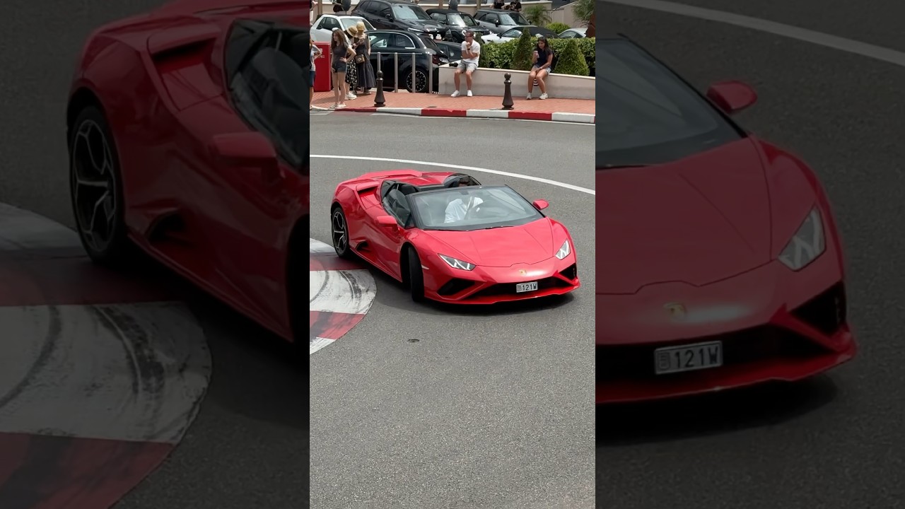 Insane Lamborghini Huracan EVO Spyder in Monaco 