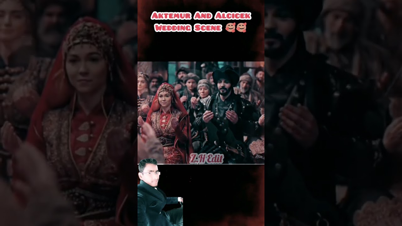 Aktemur And Alcicek Weding Scene 🥰|alciçek ve aktemur love