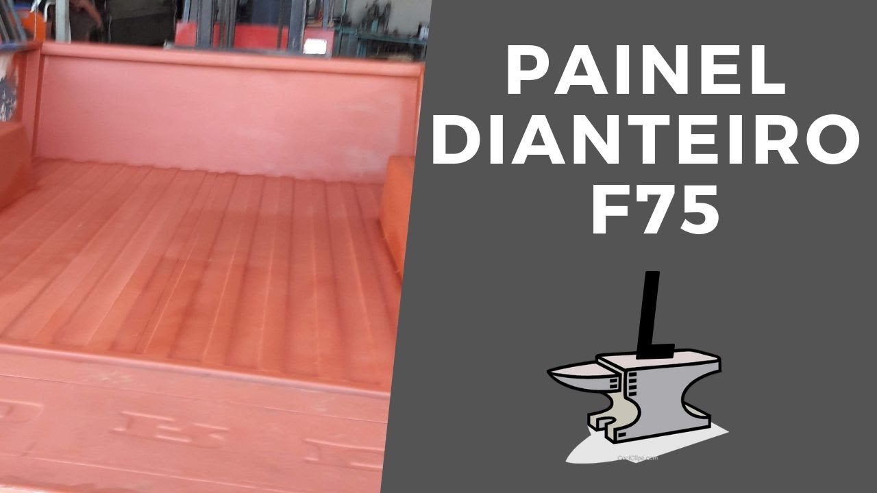 Fazendo painel dianteiro da caçamba da F75