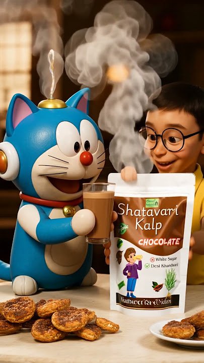 India’s 1st Choco Shatavari Kalp for kids 👉 Available now #DoraemonNobita  #GraminNaturals