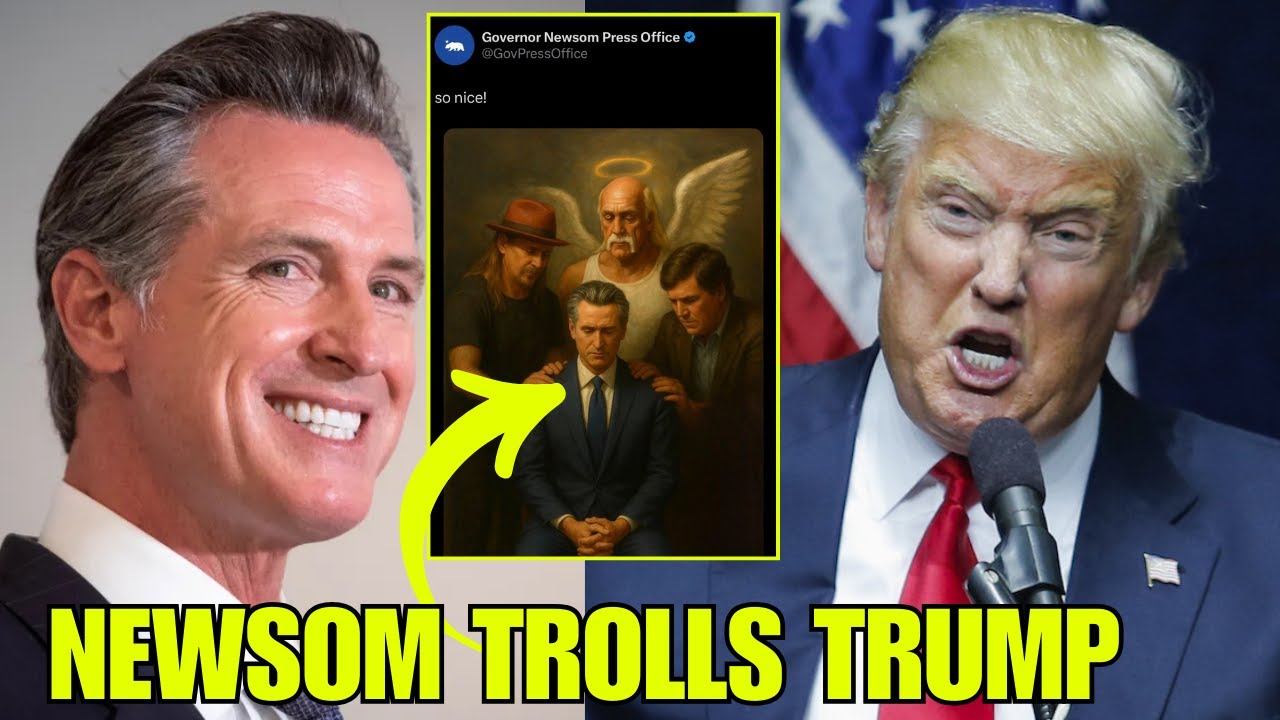 Gavin NEWSOM'S TWEETS Are Driving TRUMP INSANE