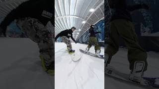 Up close &amp; personal groundtrick 😂🫣 #maverix #snowboard #coaching #freestyle #groundtricks