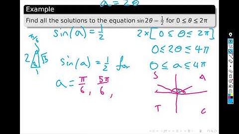 Solving trig equations with expanded domain