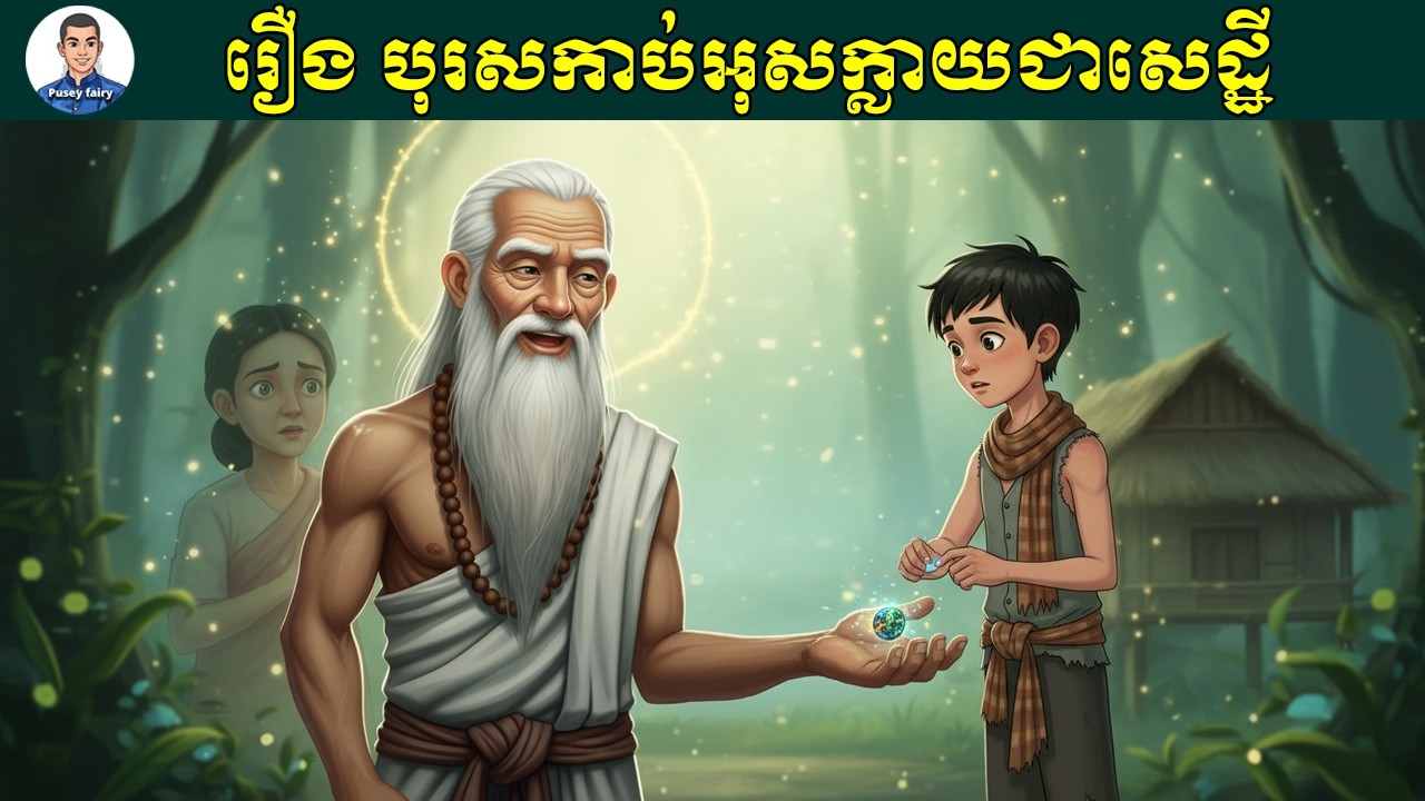 Ep15 | រឿងនិទានបុរសកាប់អុសក្លាយជាសេដ្ឋី | Pusey fairy
