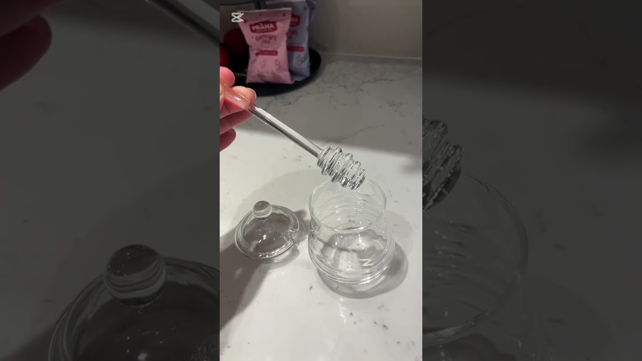 Glass Honey Pot & Dipper Review! Amazon link in description!