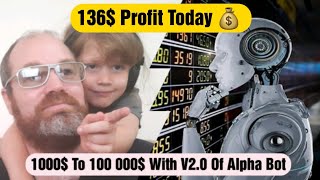 Alpha Bot V2.0 a Free Binary Options Robot Made Me 136$ Today.