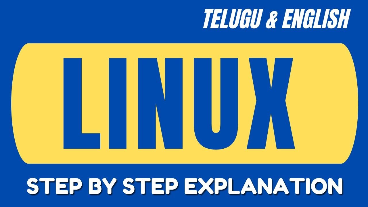 linux in telugu for beginners - YouTube