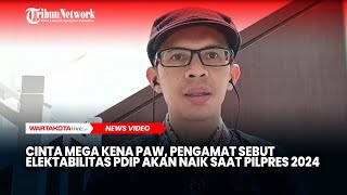 Cinta Mega Kena Paw Pengamat Sebut Elektabilitas Pdip Akan Naik Saat Pilpres 2024