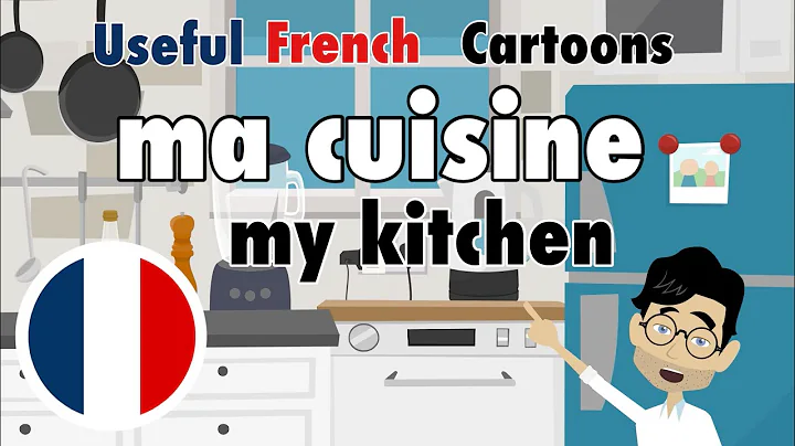Learn Useful French: ma cuisine - my kitchen - Easy French Phrases with subtitles - Beginner Videos