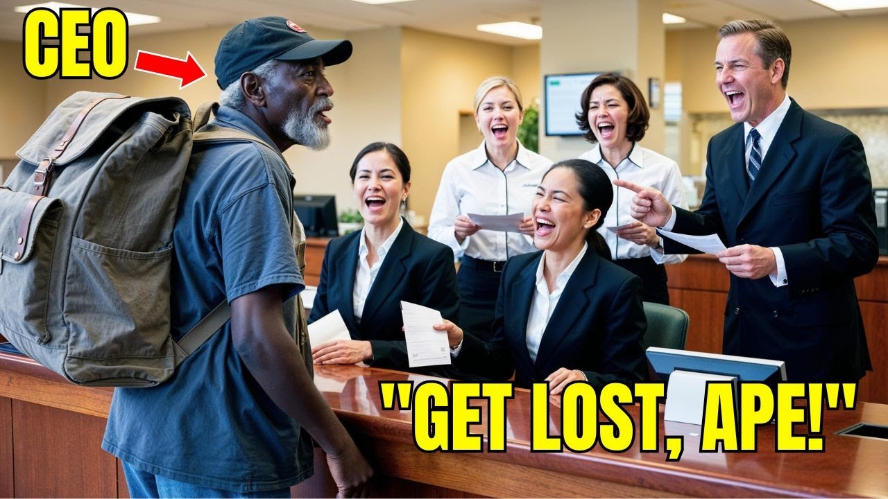 Outline Video Old Black Man with a Sack Claims Bank Ownership—They Laughed Until They Regretted It
