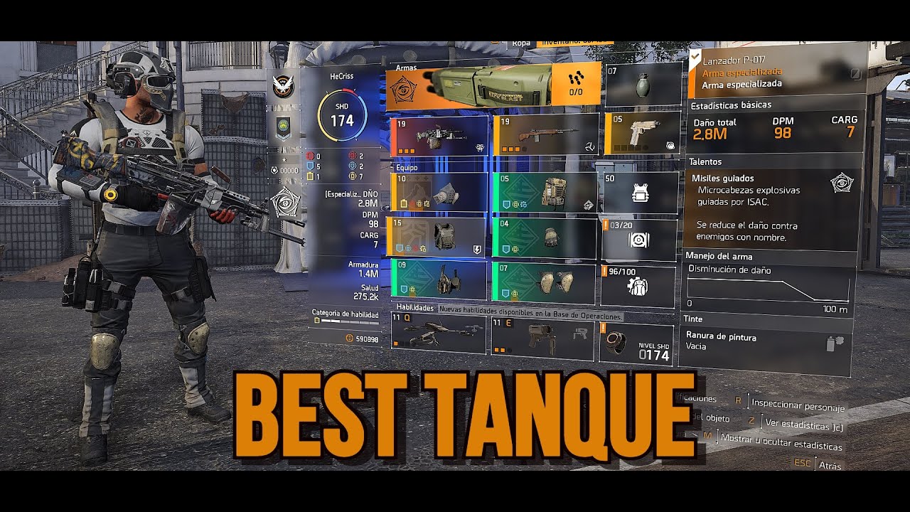 EL MEJOR TANQUE, REGENERACION DE ARMADURA - The Division 2