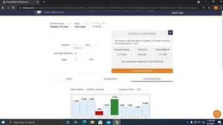 binary.com over/under 100% wining strategy
