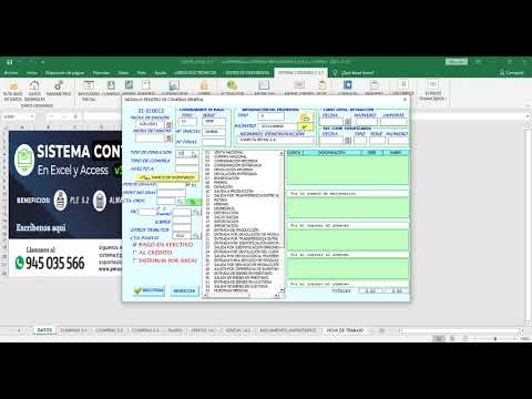 17. MOD DE COMPRAS GENERAL operación N° 8 - CONTAEXCEL