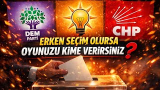 “Şok Sokak Röportajı: Erken Seçim Olsa Halk Kime Oy Veriyor?” #röportaj #seçim #sondakika 