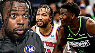 Minnesota timberwolves vs New York Knicks FULL GAME HIGHLIGHTS (REACTION)