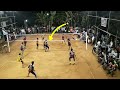 Best match ever  third set  highlights  dont miss it  sabith vs asif mon  best spikes