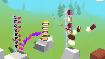 Slice it all! Very satisfying and relaxing ASMR slicing game 85