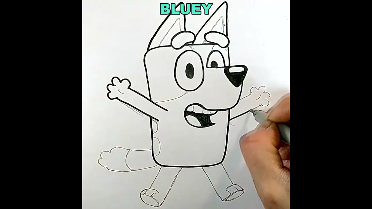 Dibujamos a Bluey | Dibujos para niños