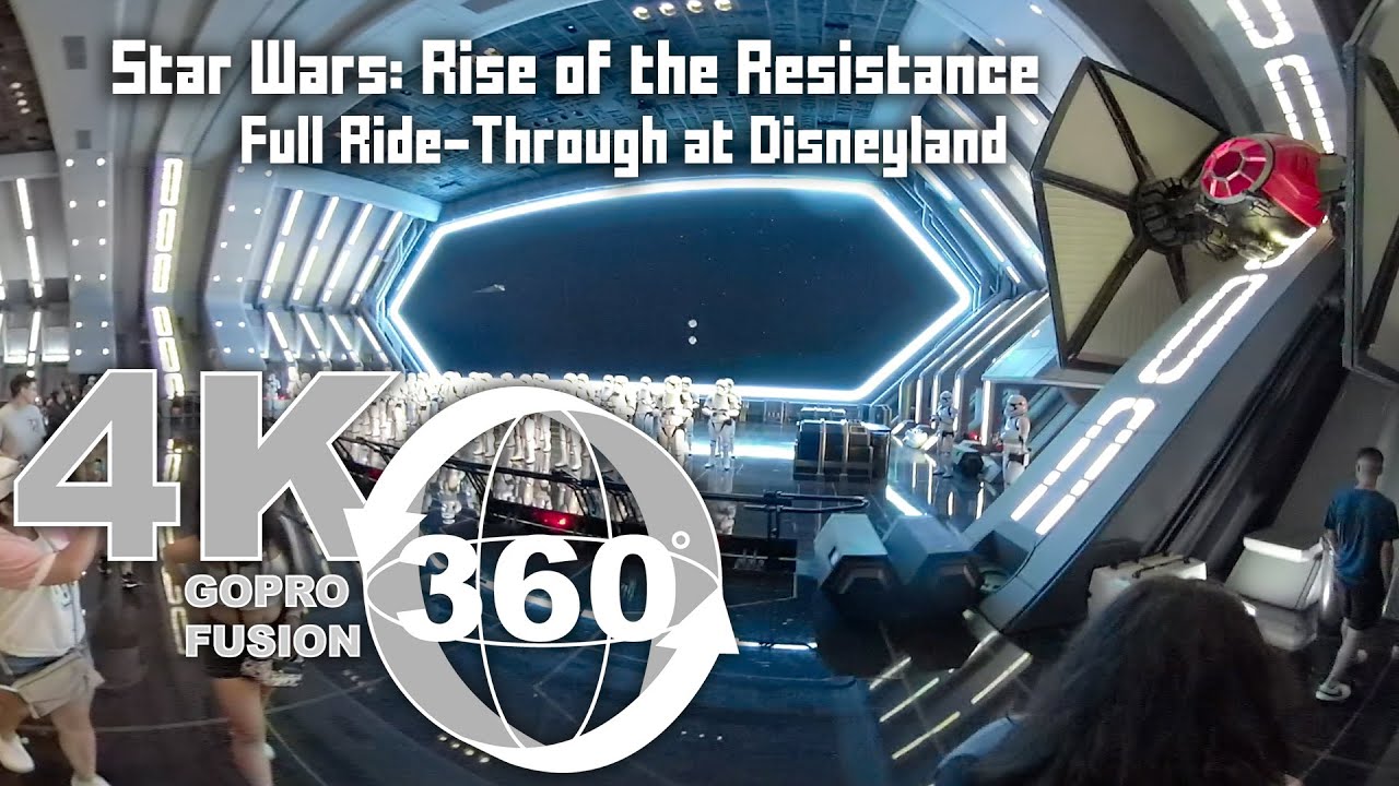 Rise of the Resistance at Star Wars Galaxy's Edge in 360 Video | VR Full Ride-Through