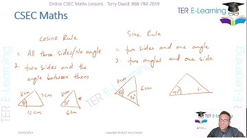 CSEC Maths - June 2023 Preparation (Geometry and Trigonometry)