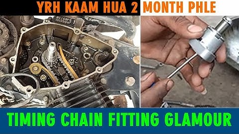 Timing Chain Fitting Glamour i3s / glamour timing chain change Bs6 / hero timing chain problem bs6 /