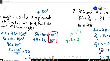 Complementary | supplementary | conjugate angles