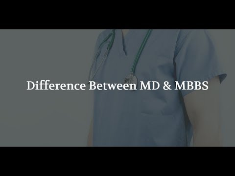 Difference Between Mbbs And MD