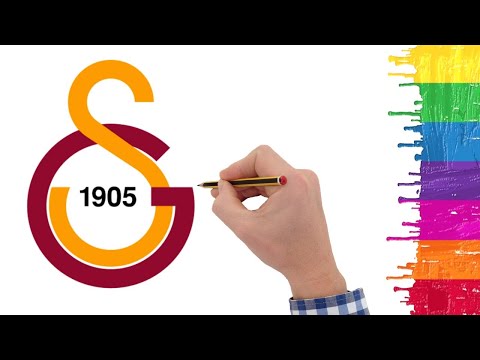 Galatasaray Resmi nasıl çizilir - Galatasaray Arması çizimi - Gs Logosu - Gs Arması
