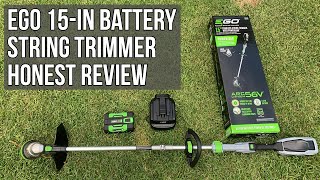 EGO 15' String Trimmer  Unboxing, Assembly, & Review (THE REAL BATTERY LIFE) [Model: ST1511T]
