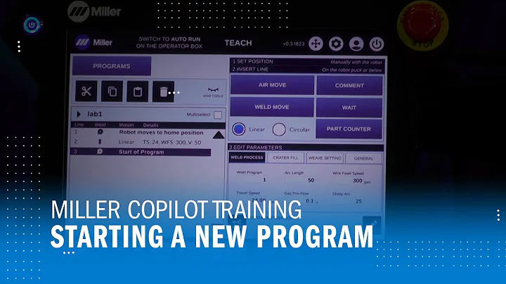 Miller Copilot Training: Starting a New Program