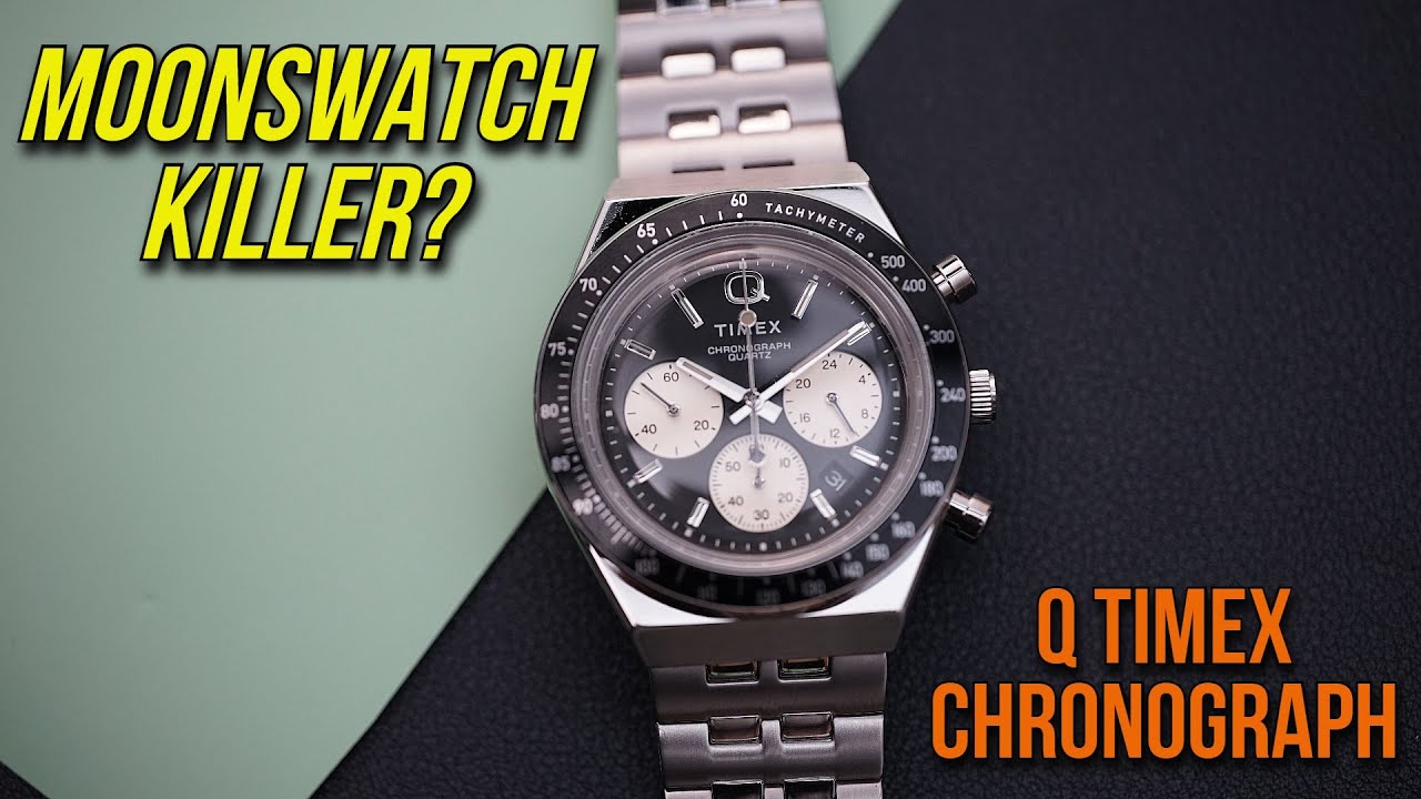 Hands-On - Q TIMEX Chronograph new for 2022 - Best Affordable Chrono of  2022 - MoonSwatch Killer? - YouTube