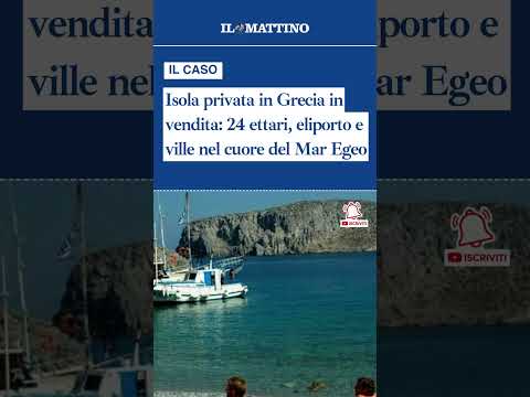 Video Isola privata in Grecia in vendita: 24 ettari, eliporto e ville nel cuore del Mar Egeo